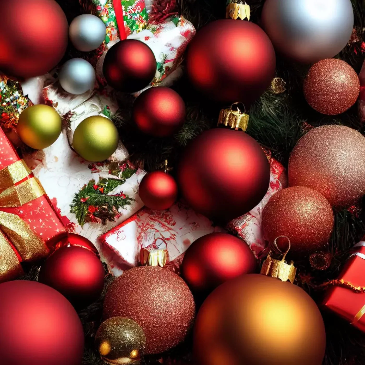 Christmas Decor 8’X8’ Fleece (96 X Inch) Backdrop