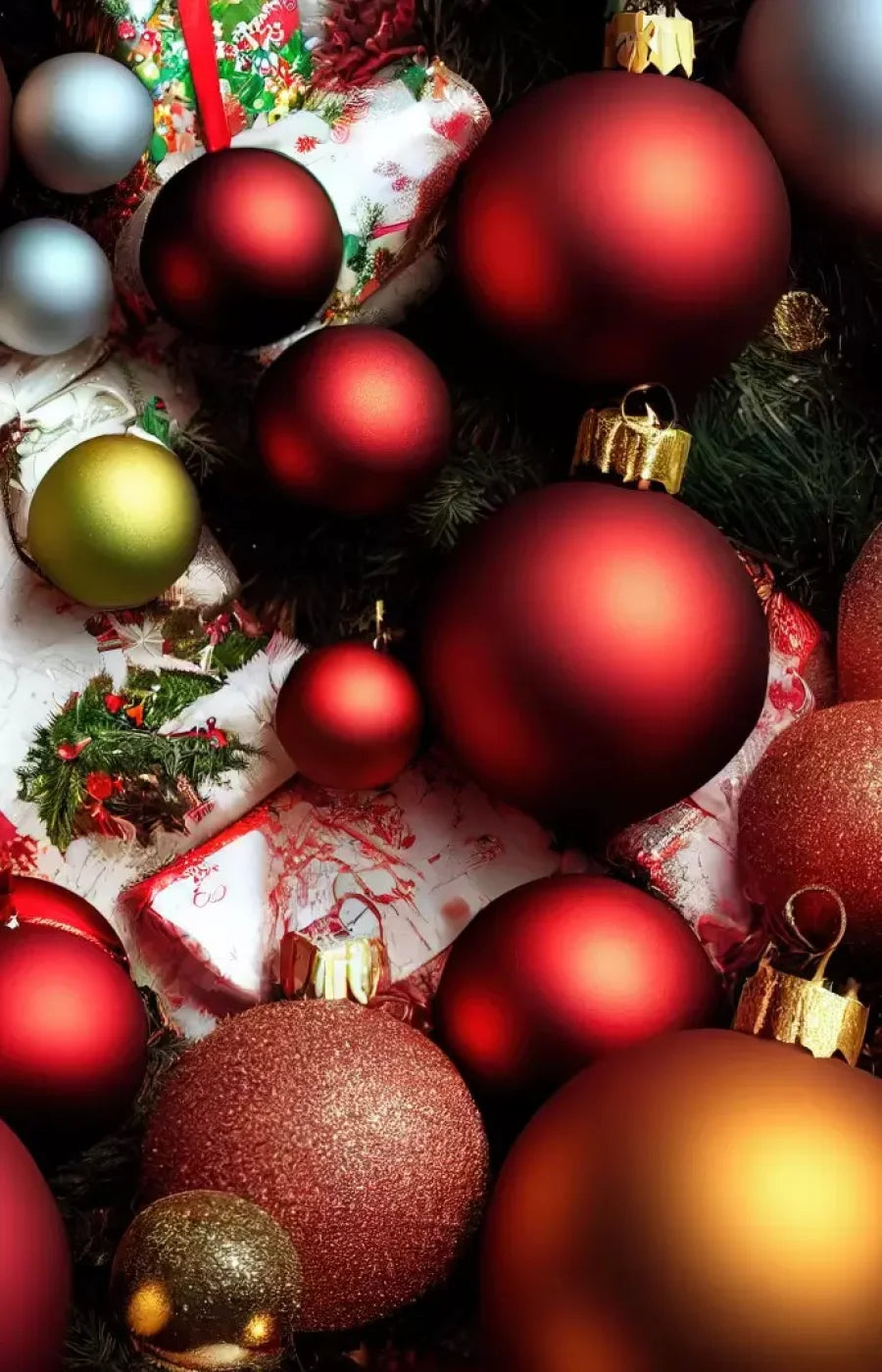 Christmas Decor 9’X14’ Ultracloth (108 X 168 Inch) Backdrop