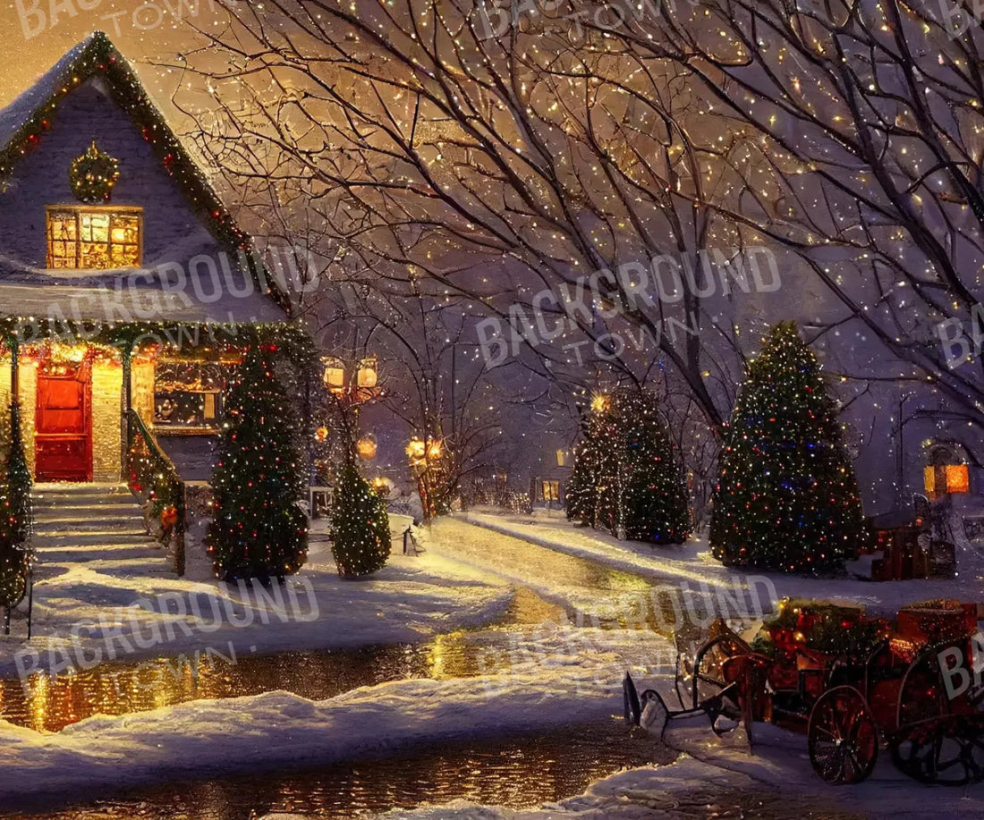 Gray Christmas Backdrop for Photography