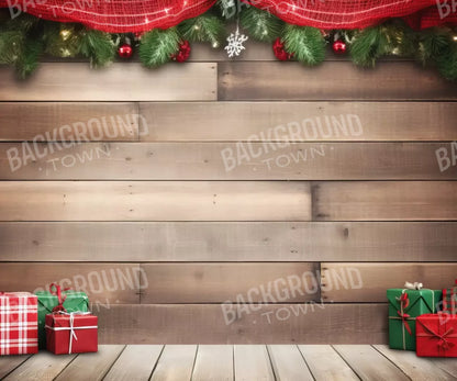 Christmas Gift Ii 5’X4’2 Fleece (60 X 50 Inch) Backdrop
