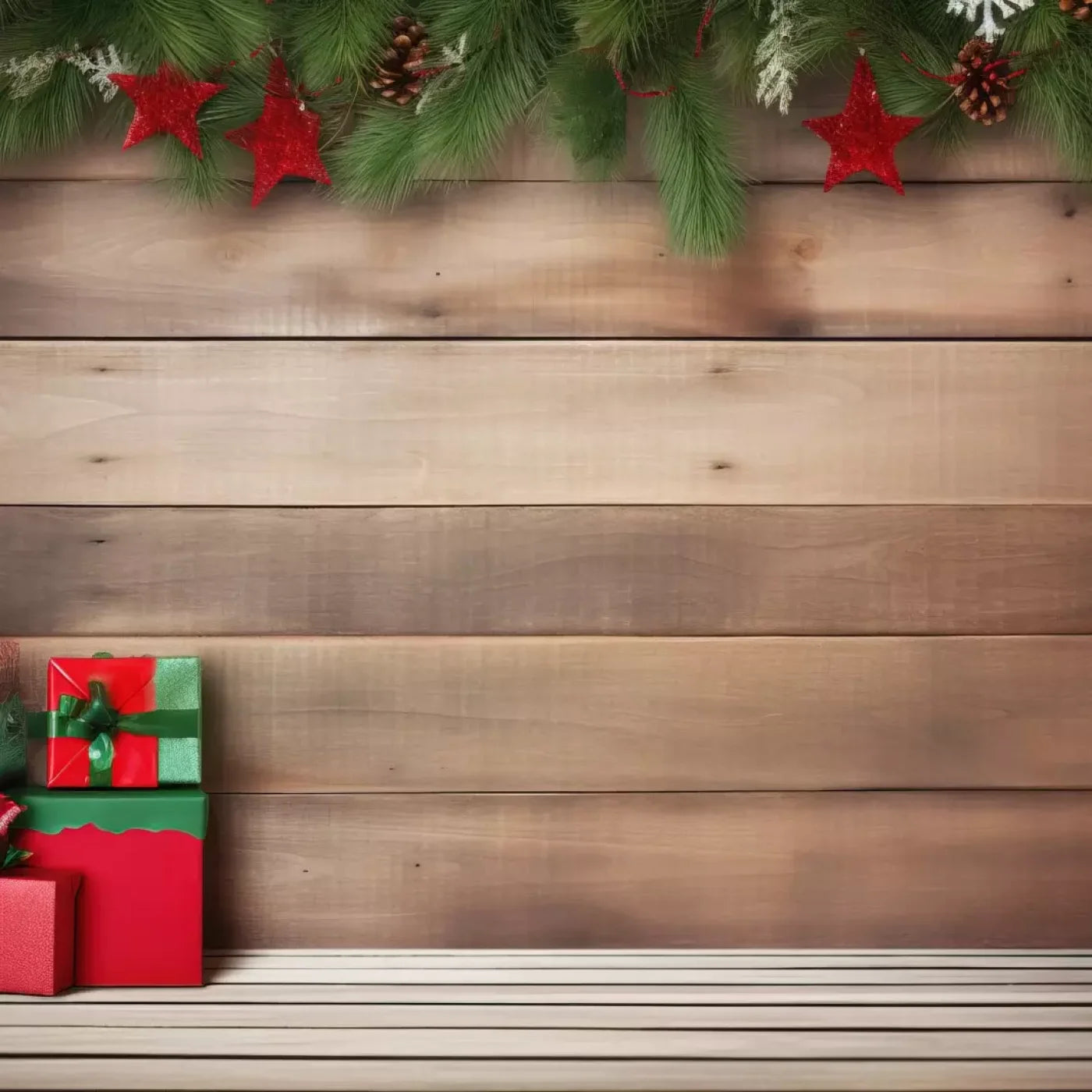 Christmas Gift I 10’X10’ Ultracloth (120 X Inch) Backdrop