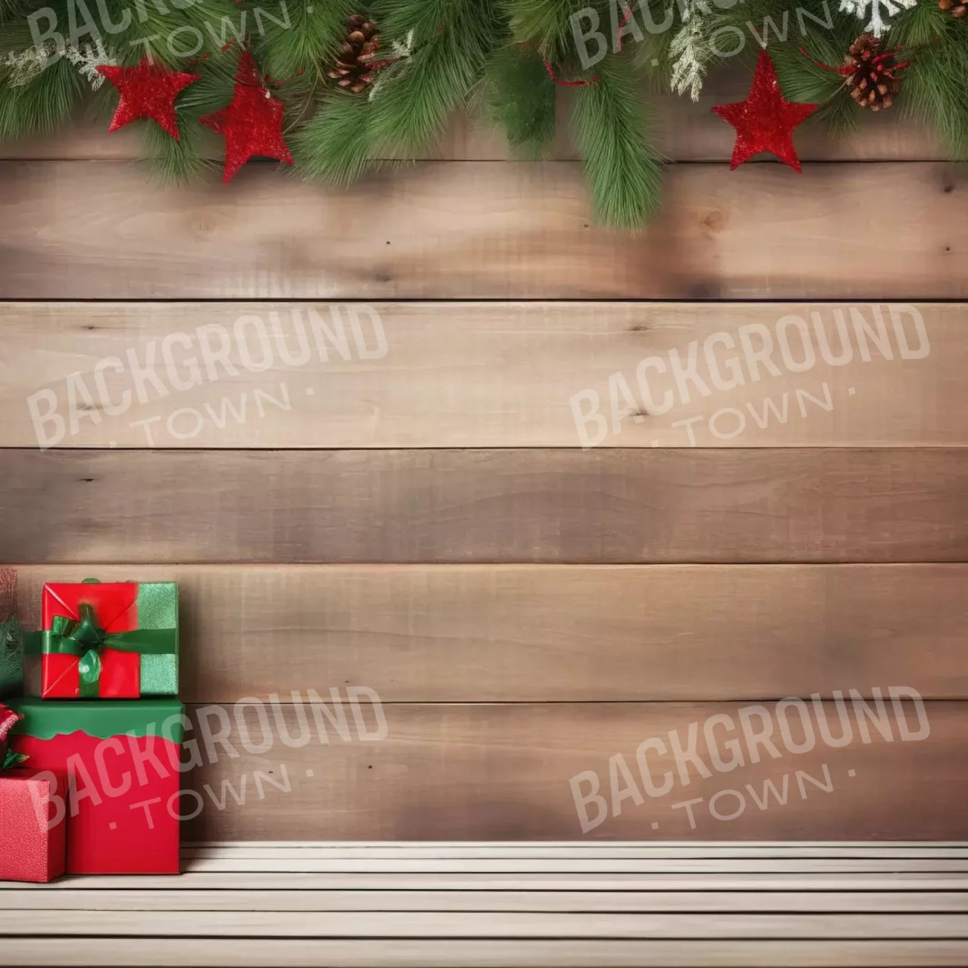 Christmas Gift I 10’X10’ Ultracloth (120 X Inch) Backdrop