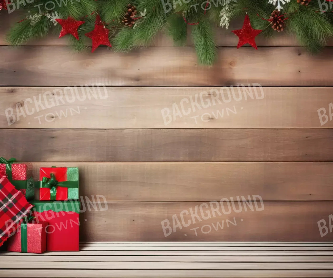 Christmas Gift I 12’X10’ Ultracloth (144 X 120 Inch) Backdrop