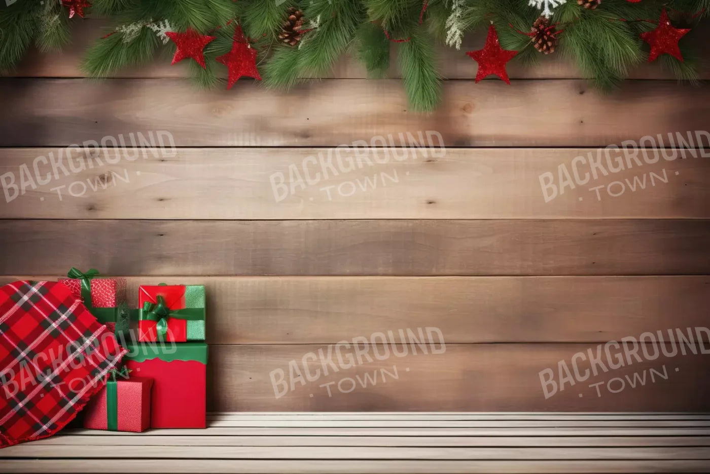 Christmas Gift I 12’X8’ Ultracloth (144 X 96 Inch) Backdrop