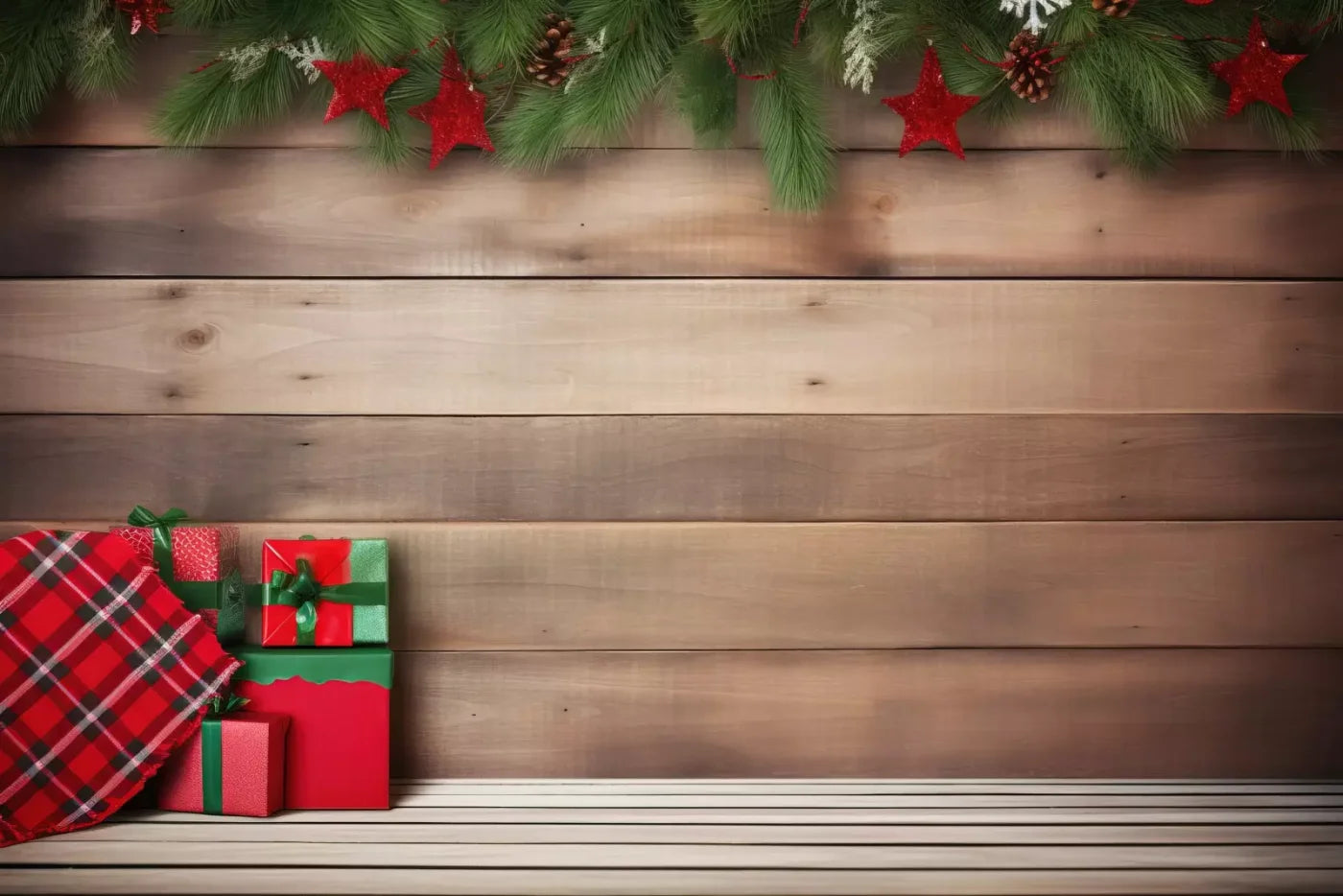 Christmas Gift I 12’X8’ Ultracloth (144 X 96 Inch) Backdrop