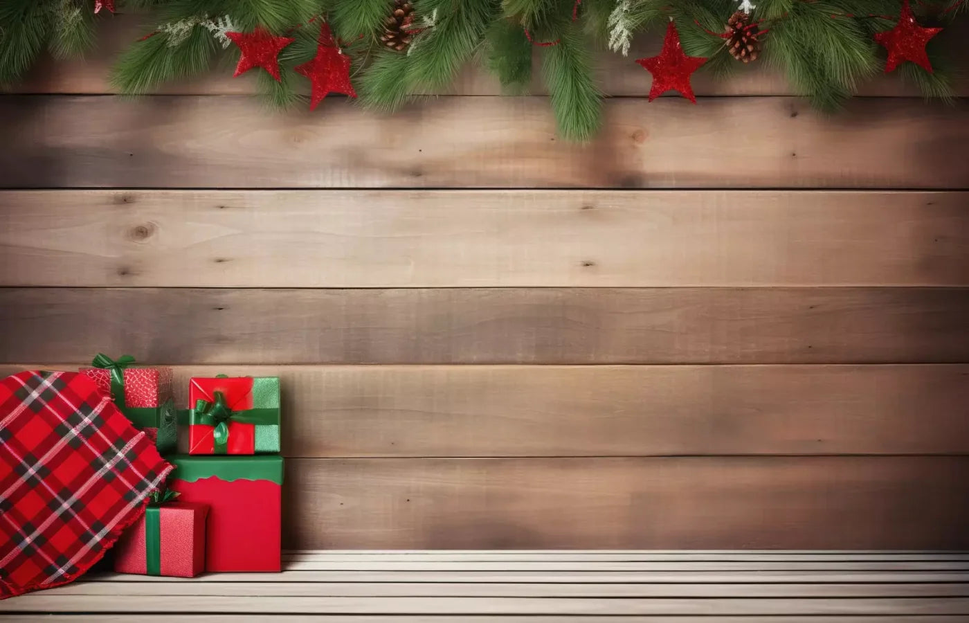 Christmas Gift I 14’X9’ Ultracloth (168 X 108 Inch) Backdrop