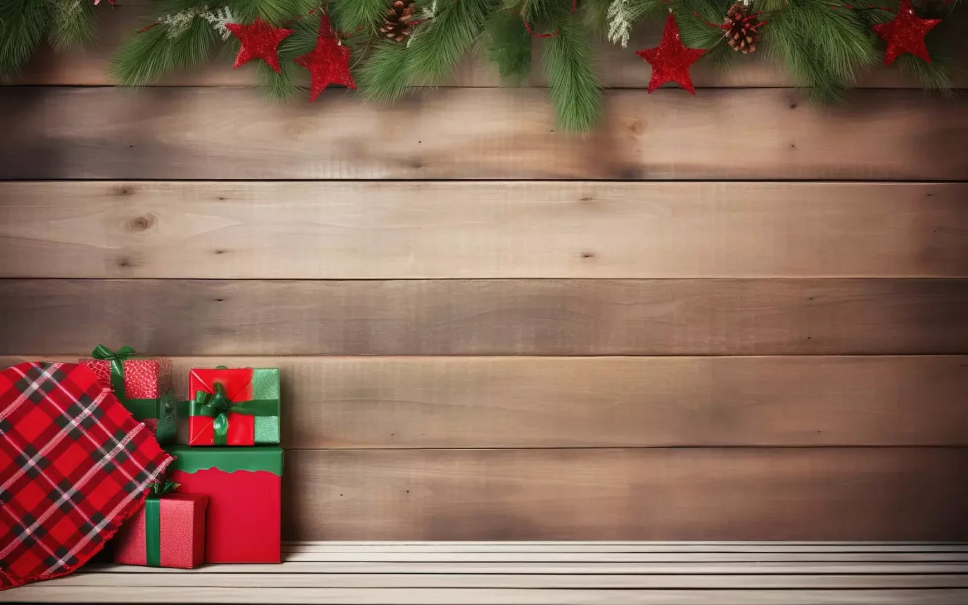 Christmas Gift I 16’X10’ Ultracloth (192 X 120 Inch) Backdrop