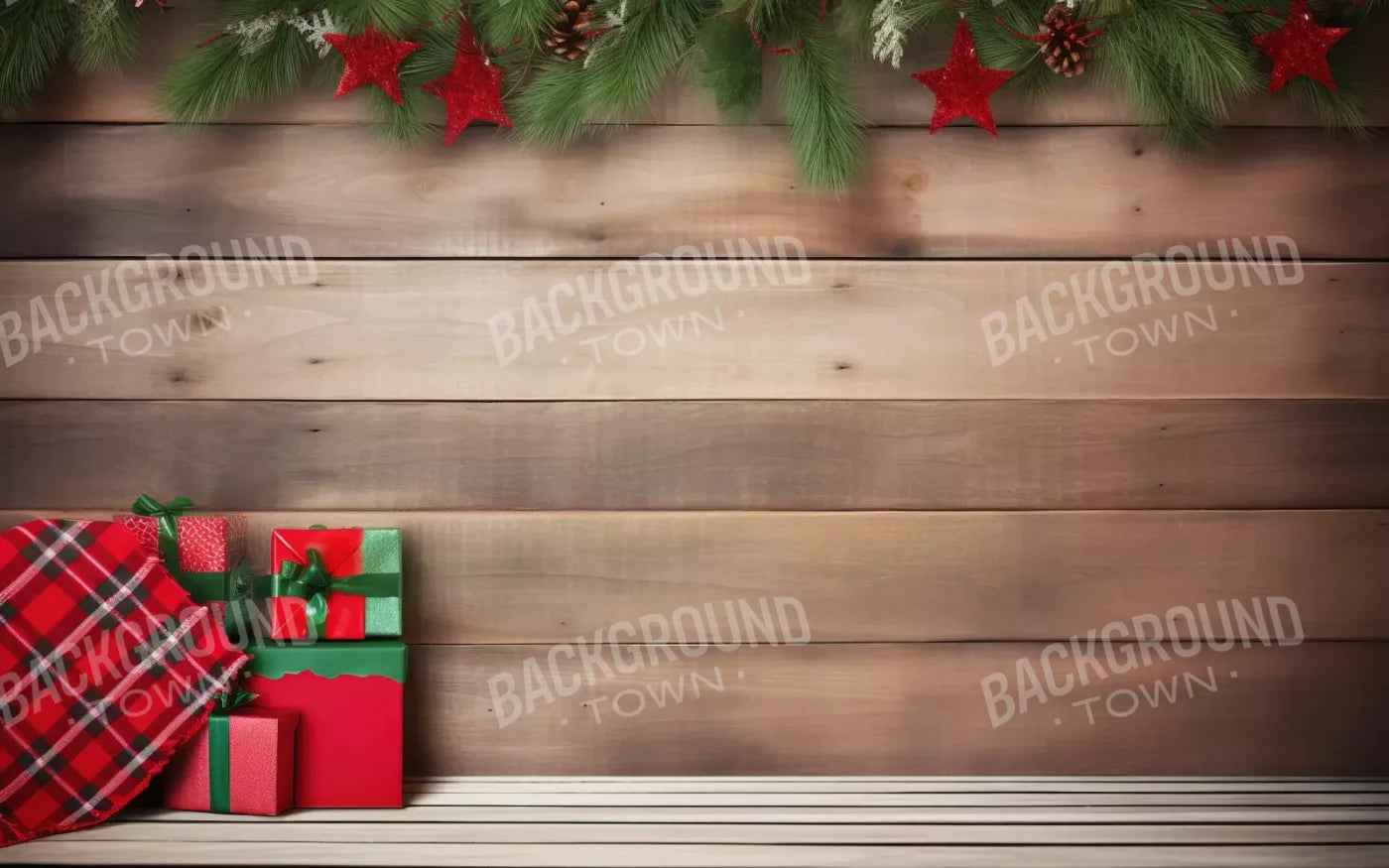 Christmas Gift I 16’X10’ Ultracloth (192 X 120 Inch) Backdrop