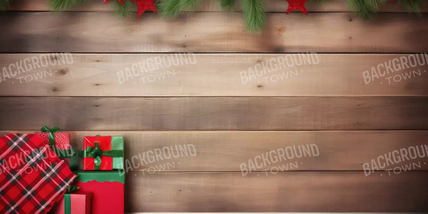 Christmas Gift I 16’X8’ Ultracloth (192 X 96 Inch) Backdrop