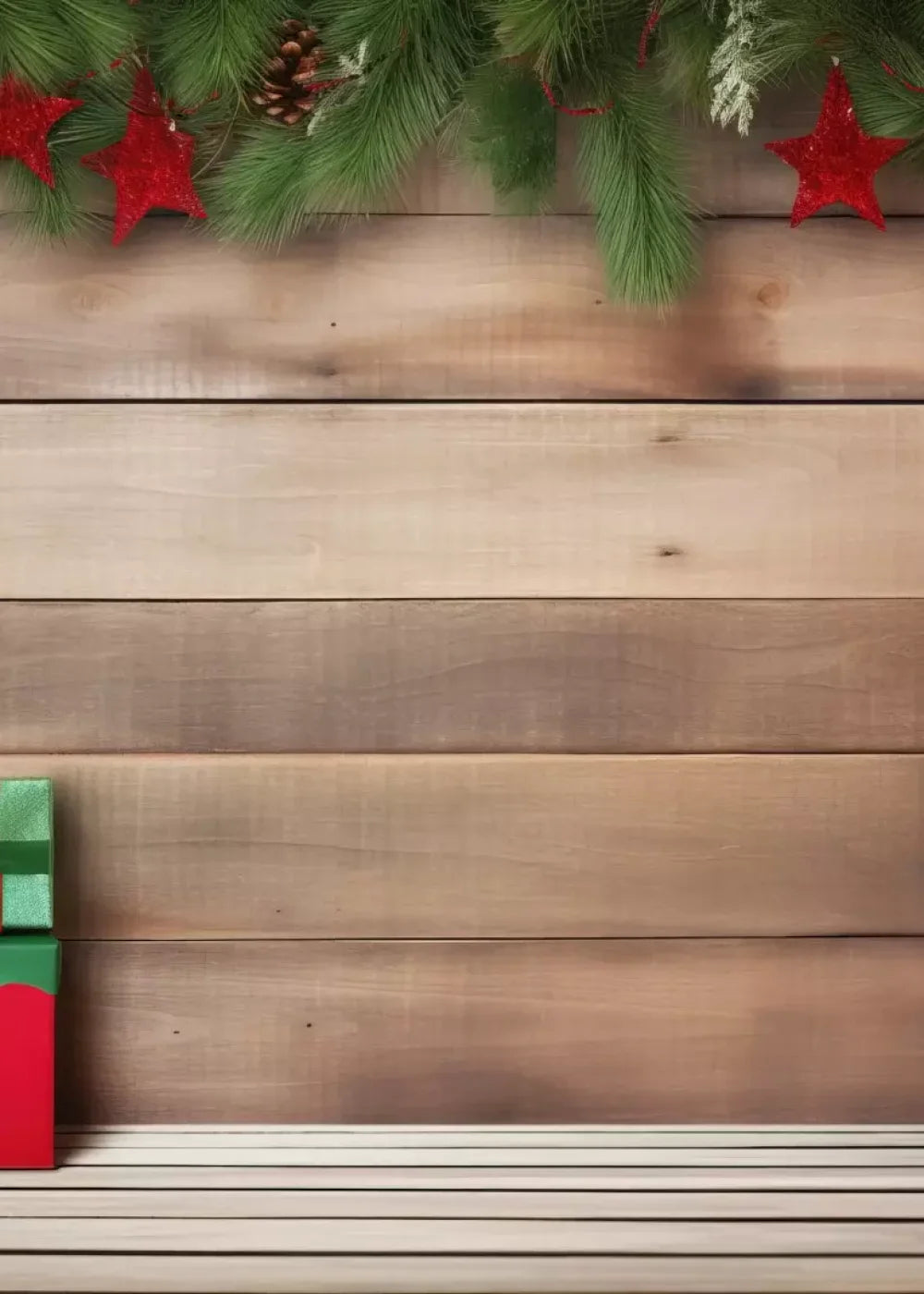 Christmas Gift I 5’X7’ Ultracloth (60 X 84 Inch) Backdrop