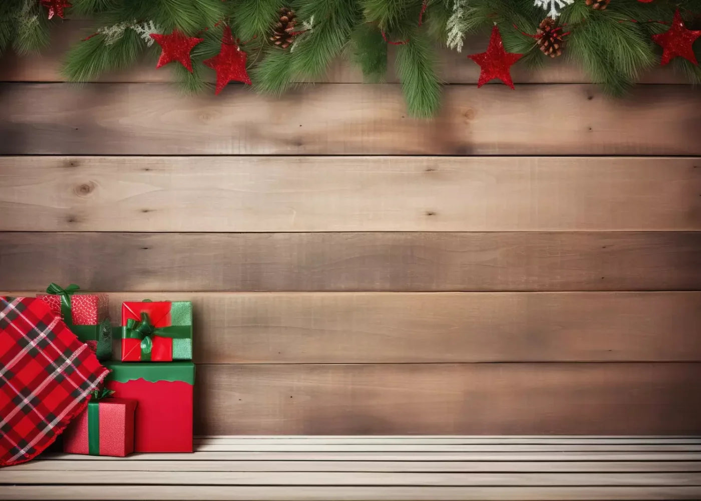 Christmas Gift I 7’X5’ Ultracloth (84 X 60 Inch) Backdrop