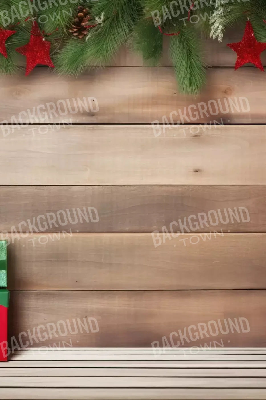 Christmas Gift I 8’X12’ Ultracloth (96 X 144 Inch) Backdrop