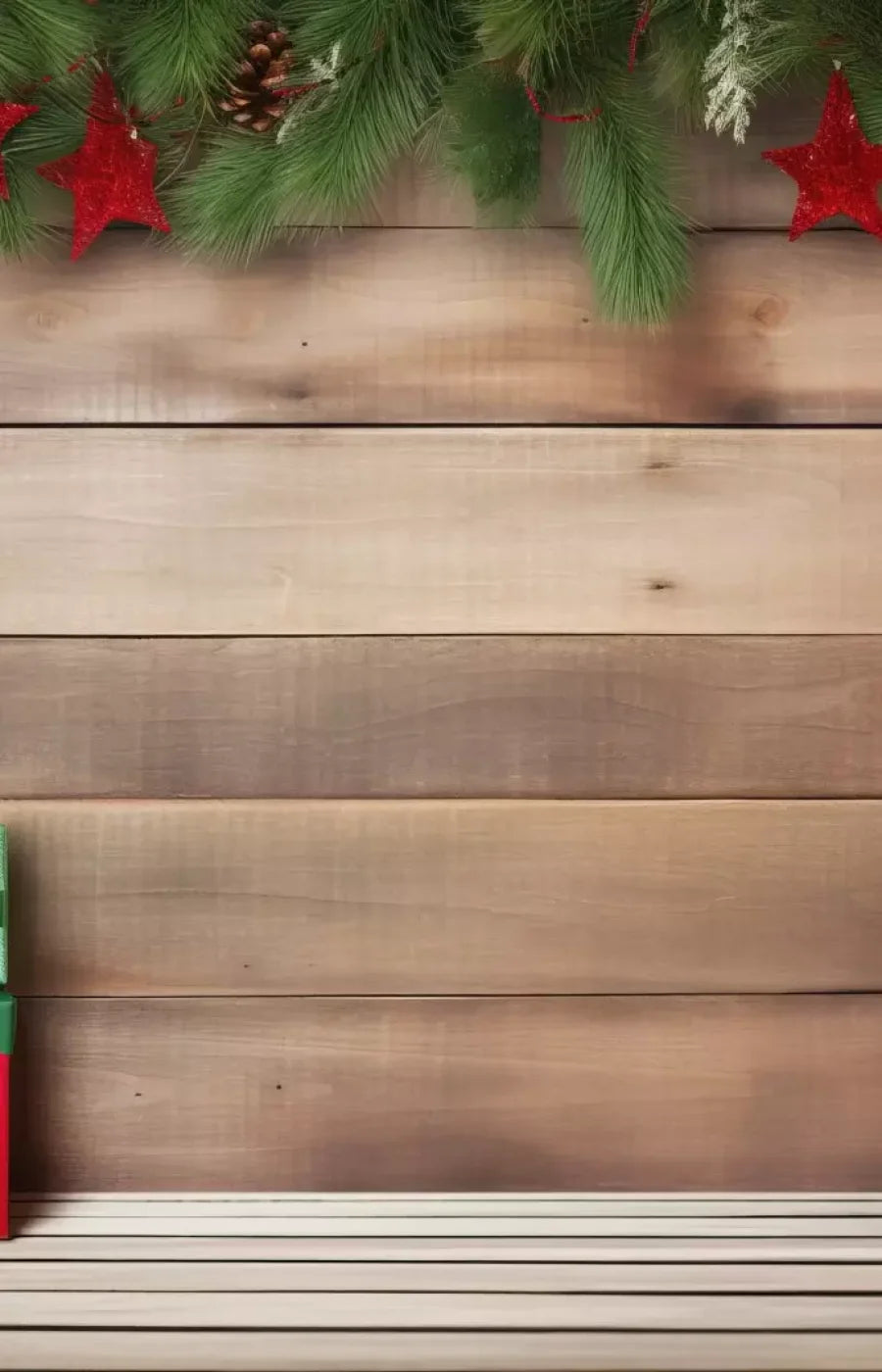 Christmas Gift I 9’X14’ Ultracloth (108 X 168 Inch) Backdrop