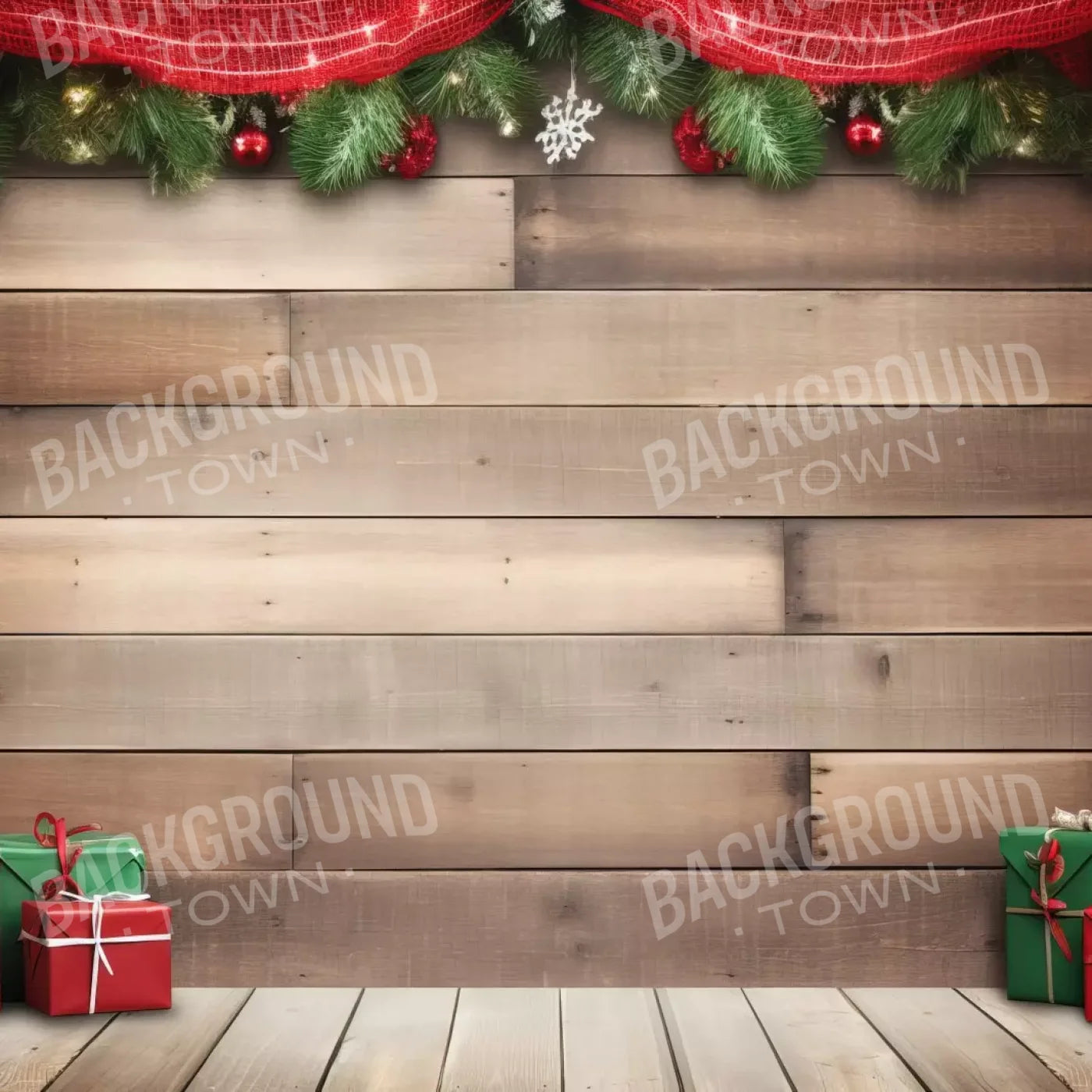 Christmas Gift Ii 10’X10’ Ultracloth (120 X Inch) Backdrop