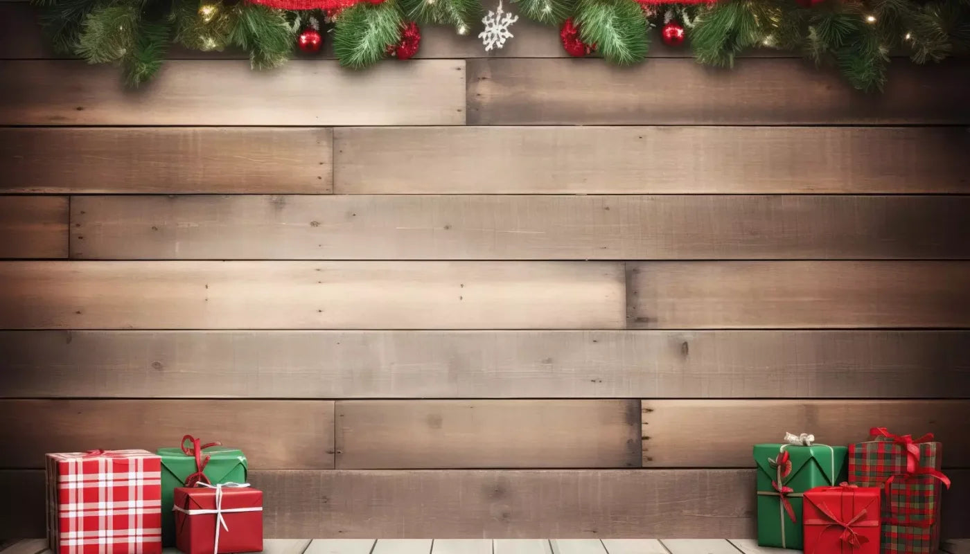 Christmas Gift Ii 14’X8’ Ultracloth (168 X 96 Inch) Backdrop