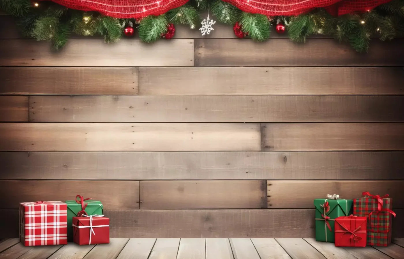 Christmas Gift Ii 14’X9’ Ultracloth (168 X 108 Inch) Backdrop