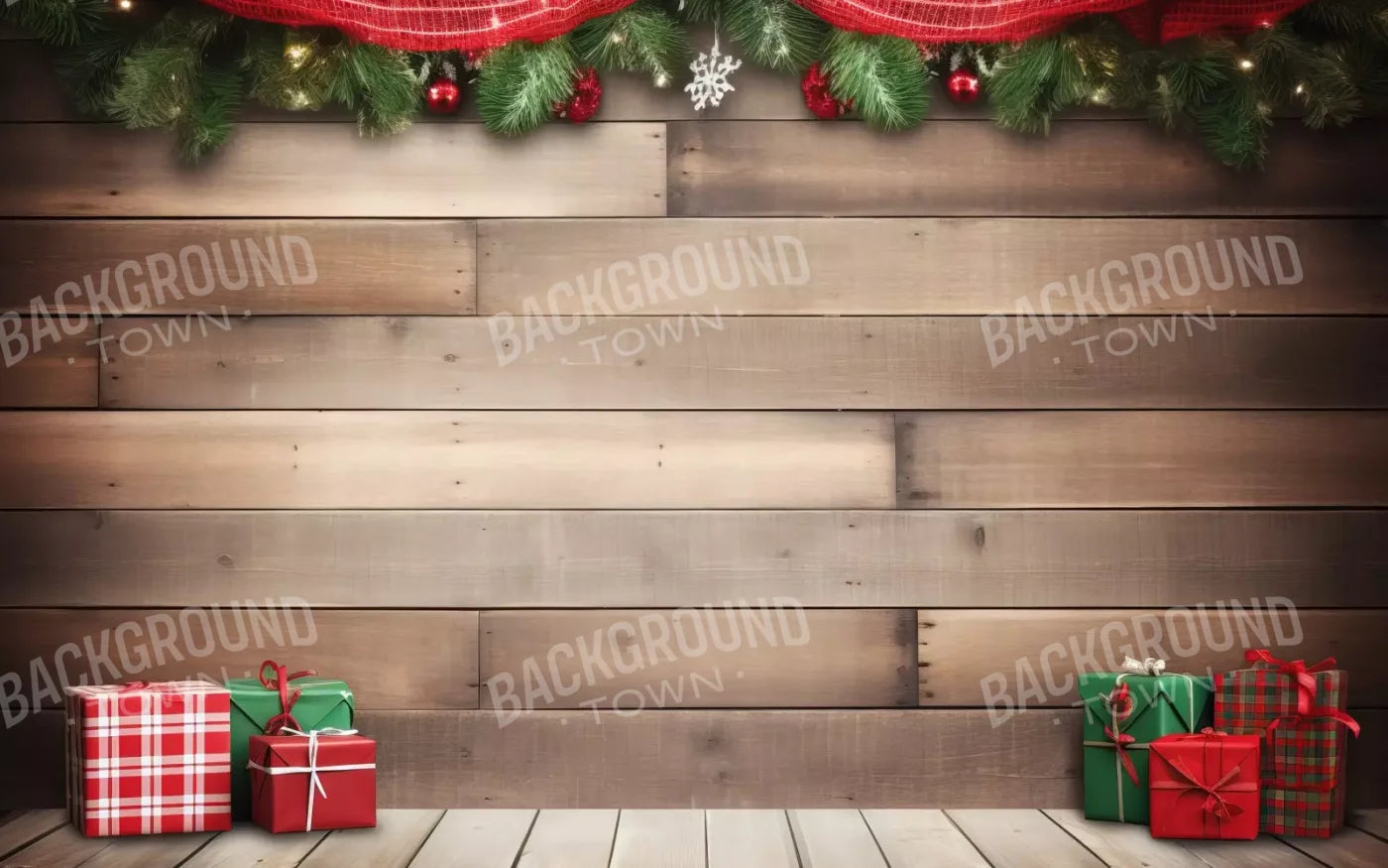 Christmas Gift Ii 16’X10’ Ultracloth (192 X 120 Inch) Backdrop