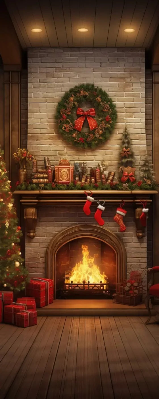 Christmas In The City 8’X20’ Ultracloth (96 X 240 Inch) Backdrop