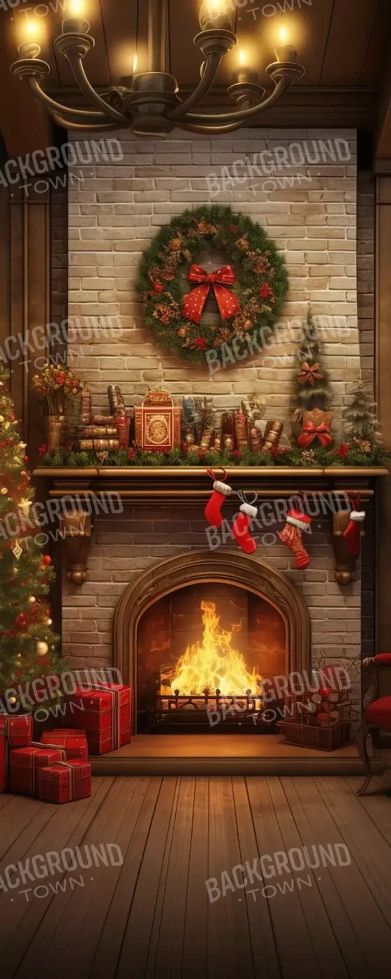 Christmas In The Woods 8’X20’ Ultracloth (96 X 240 Inch) Backdrop