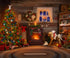 Brown Christmas Backdrop for Photography