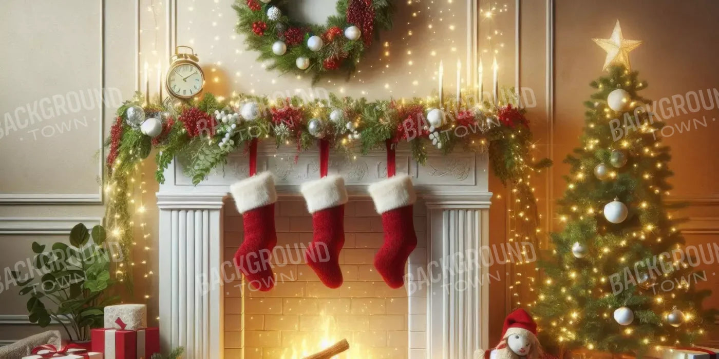 Christmas Magic 2 16’X8’ Ultracloth (192 X 96 Inch) Backdrop