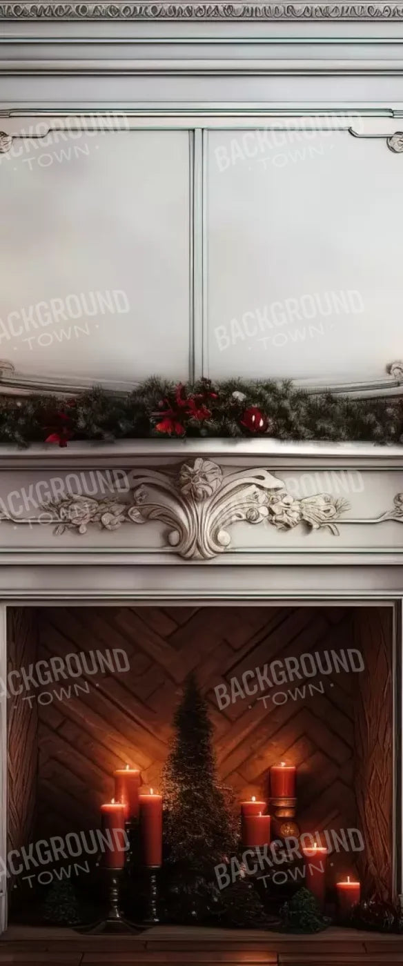 Christmas Mantle Ii 5’X12’ Ultracloth For Westcott X-Drop (60 X 144 Inch) Backdrop