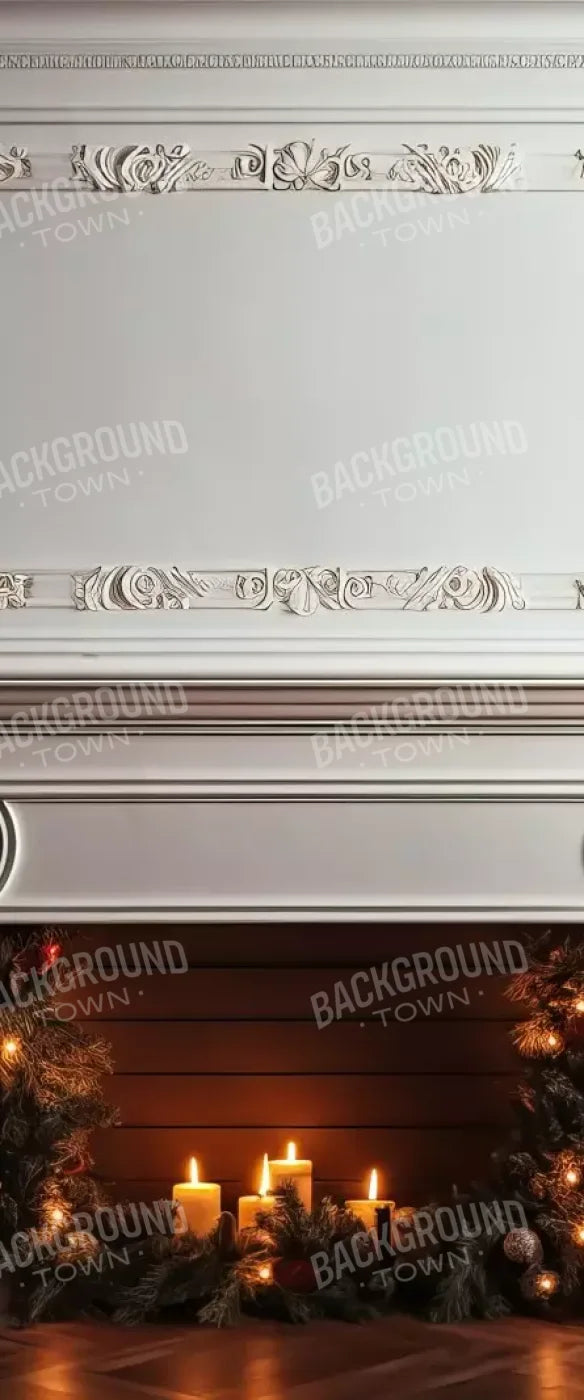 Christmas Mantle Iii 5’X12’ Ultracloth For Westcott X-Drop (60 X 144 Inch) Backdrop