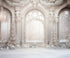 Elegant Christmas White Ballroom Backdrop for Photography