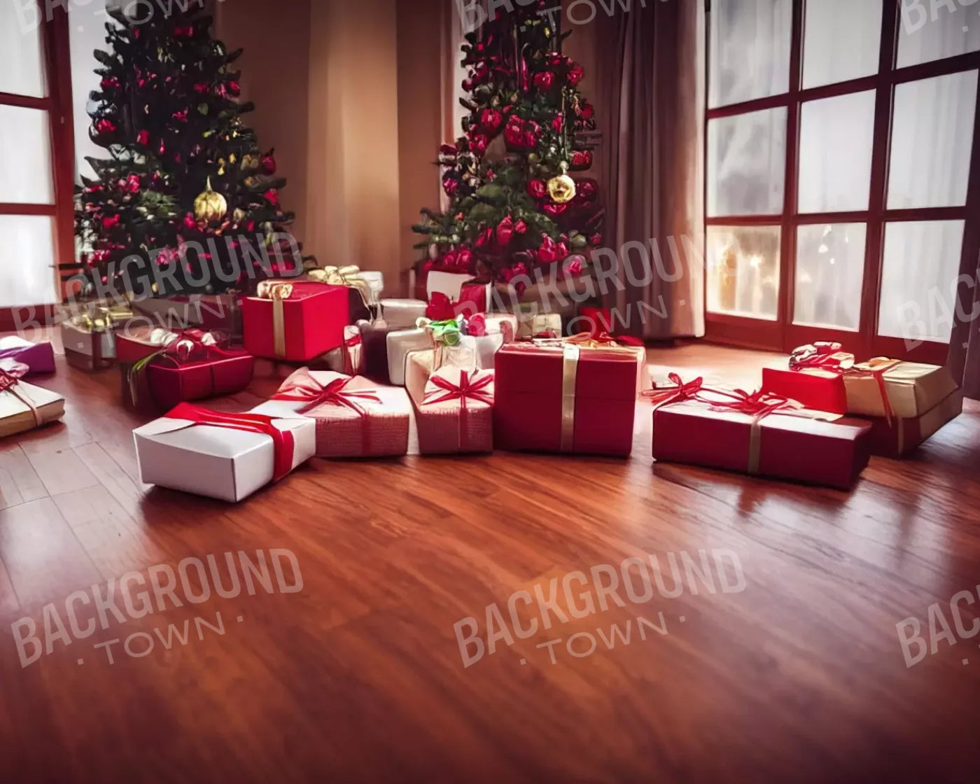 Christmas Morning I 10’X8’ Fleece (120 X 96 Inch) Backdrop