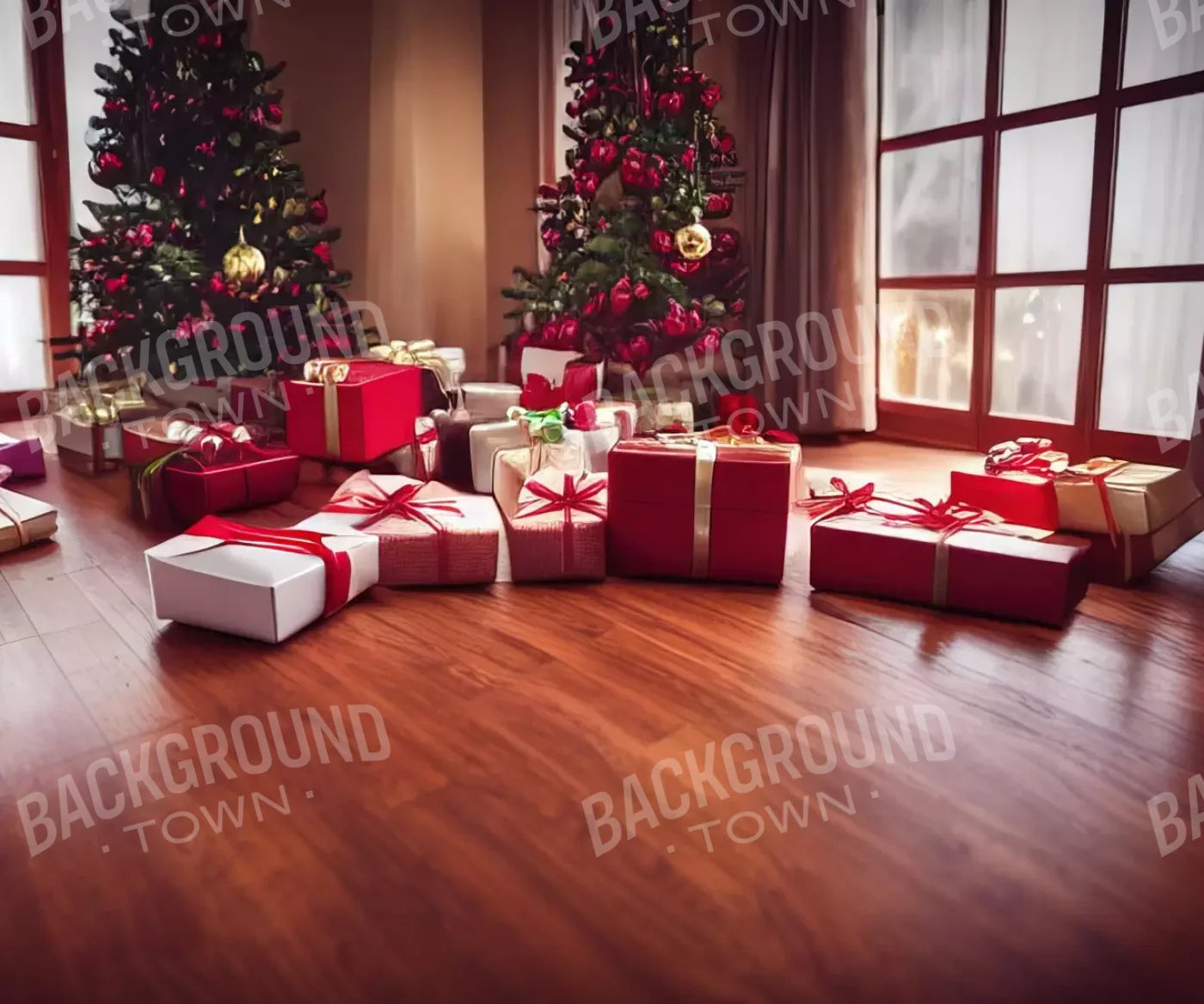 Christmas Morning I 12’X10’ Ultracloth (144 X 120 Inch) Backdrop