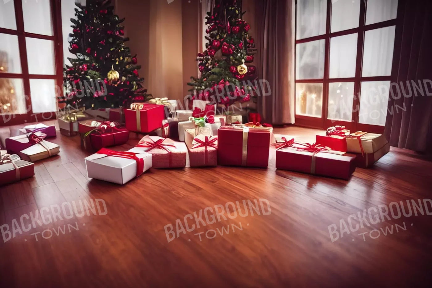 Christmas Morning I 12’X8’ Ultracloth (144 X 96 Inch) Backdrop