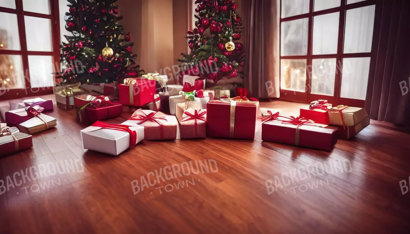 Christmas Morning I 14’X8’ Ultracloth (168 X 96 Inch) Backdrop