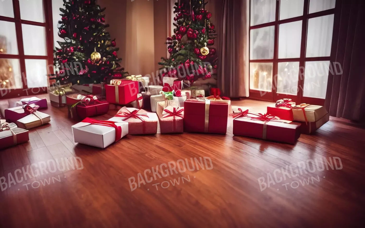 Christmas Morning I 16’X10’ Ultracloth (192 X 120 Inch) Backdrop