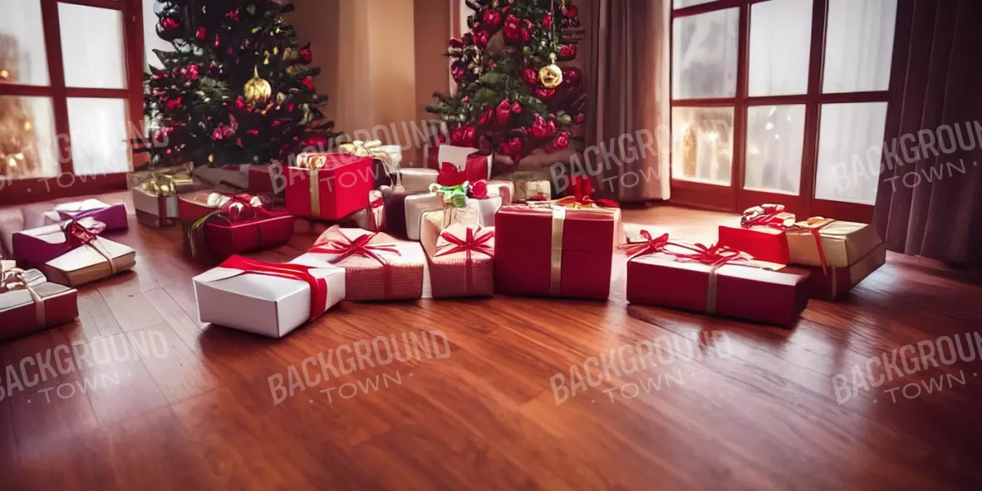 Christmas Morning I 16’X8’ Ultracloth (192 X 96 Inch) Backdrop