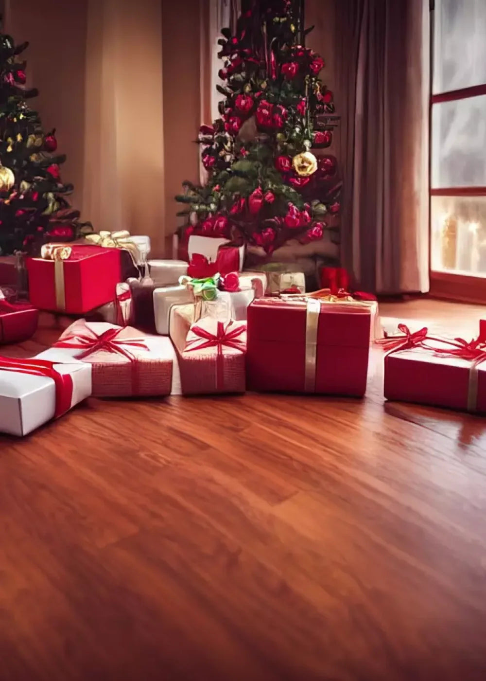 Christmas Morning I 5’X7’ Ultracloth (60 X 84 Inch) Backdrop