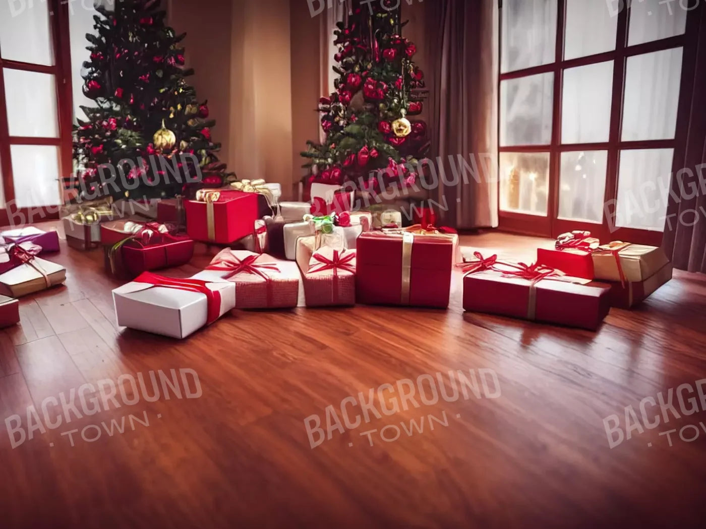 Christmas Morning I 6’8X5’ Fleece (80 X 60 Inch) Backdrop