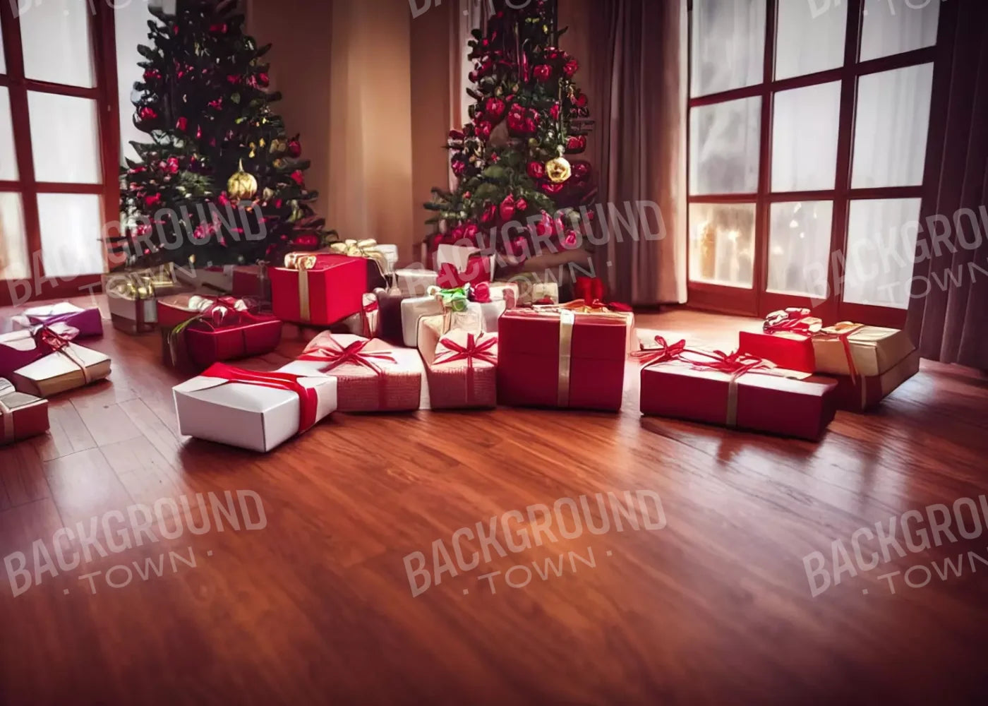 Christmas Morning I 7’X5’ Ultracloth (84 X 60 Inch) Backdrop