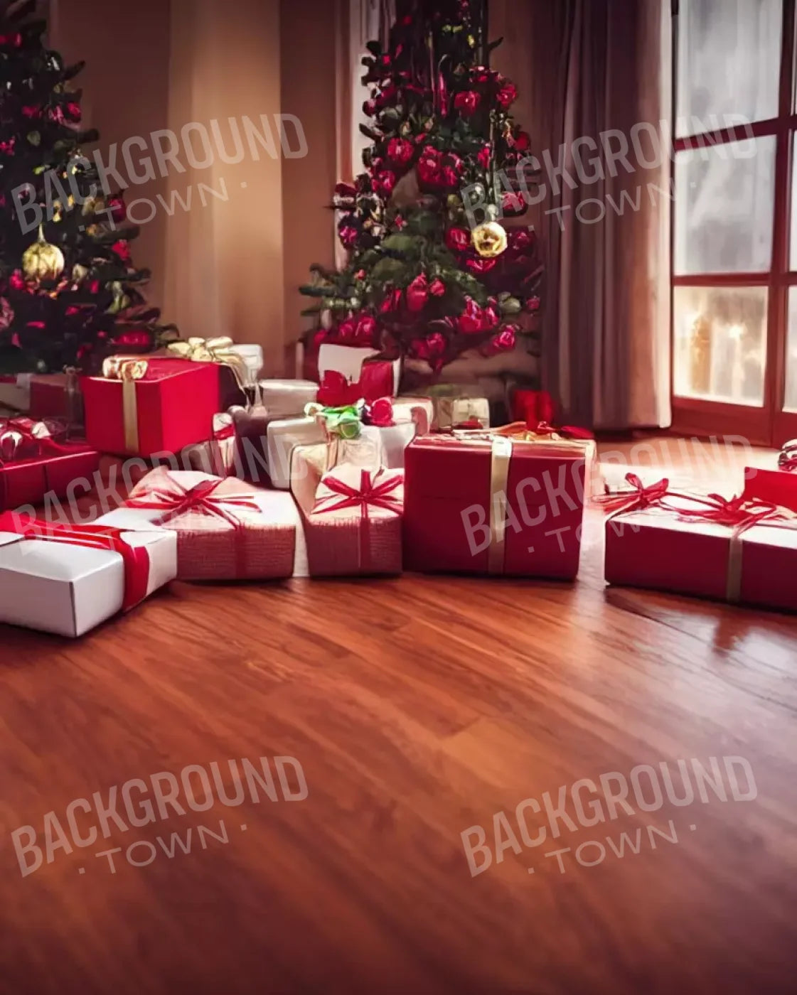 Christmas Morning I 8’X10’ Fleece (96 X 120 Inch) Backdrop