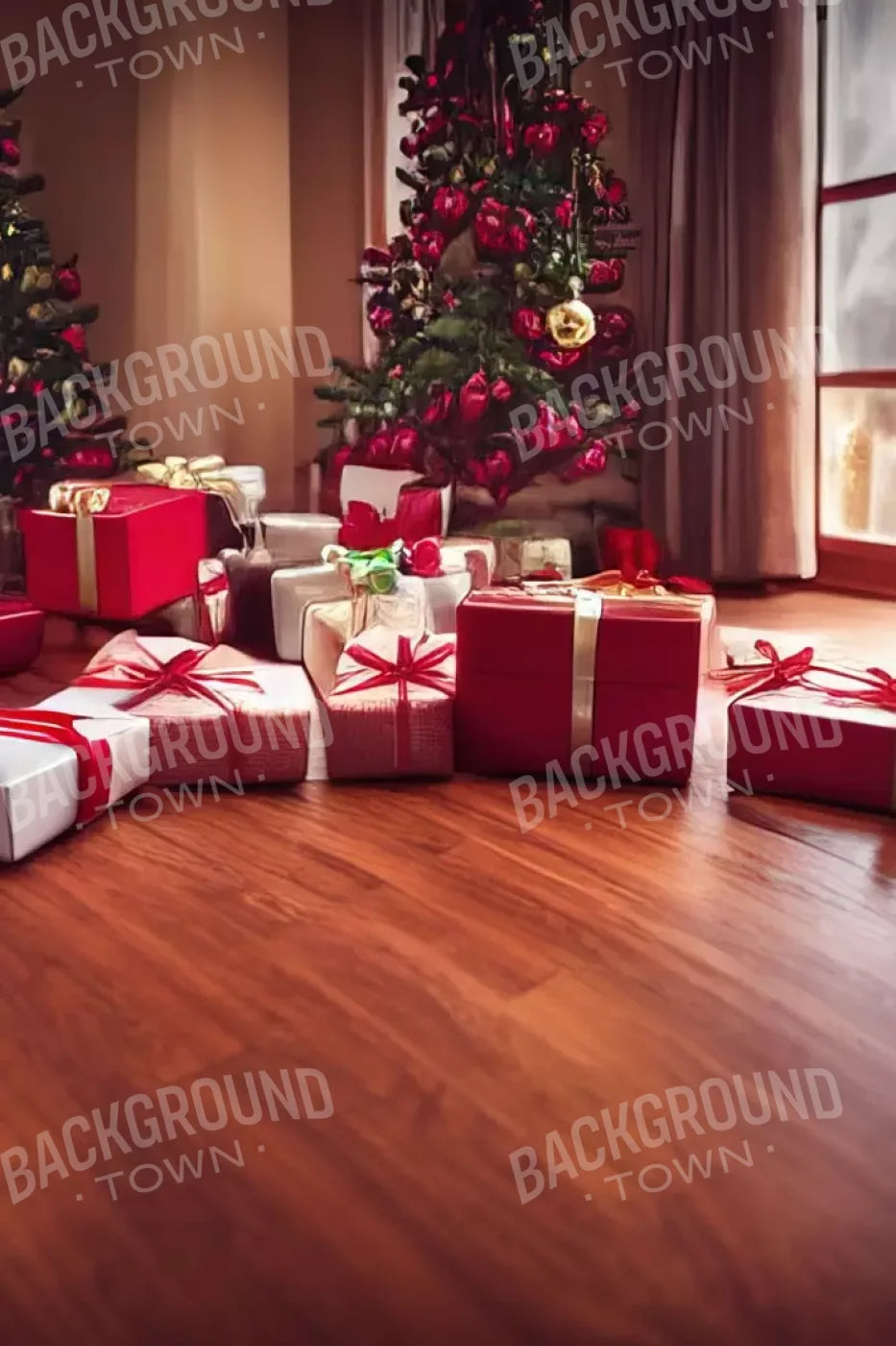 Christmas Morning I 8’X12’ Ultracloth (96 X 144 Inch) Backdrop