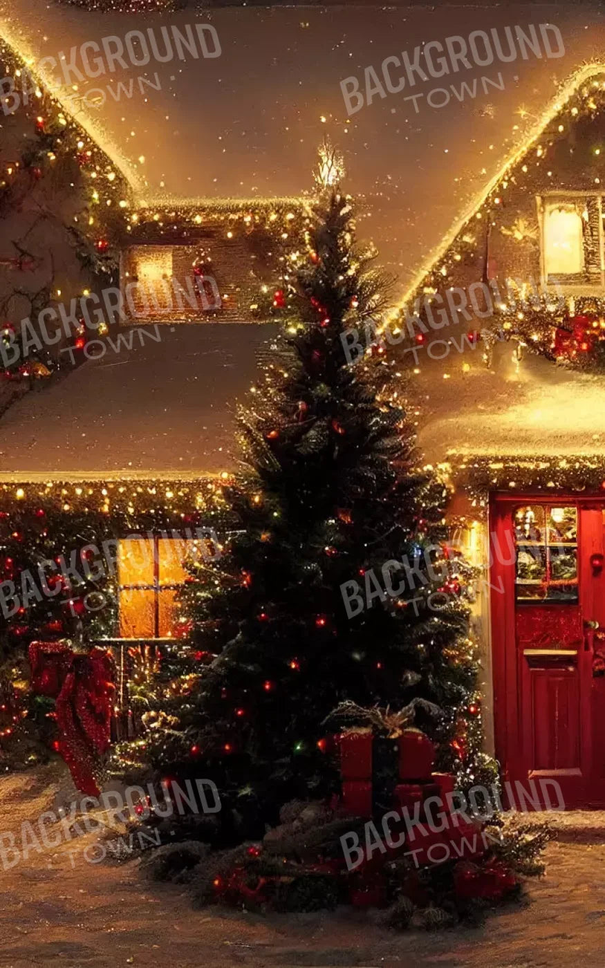 Christmas Night Iii 10’X16’ Ultracloth (120 X 192 Inch) Backdrop