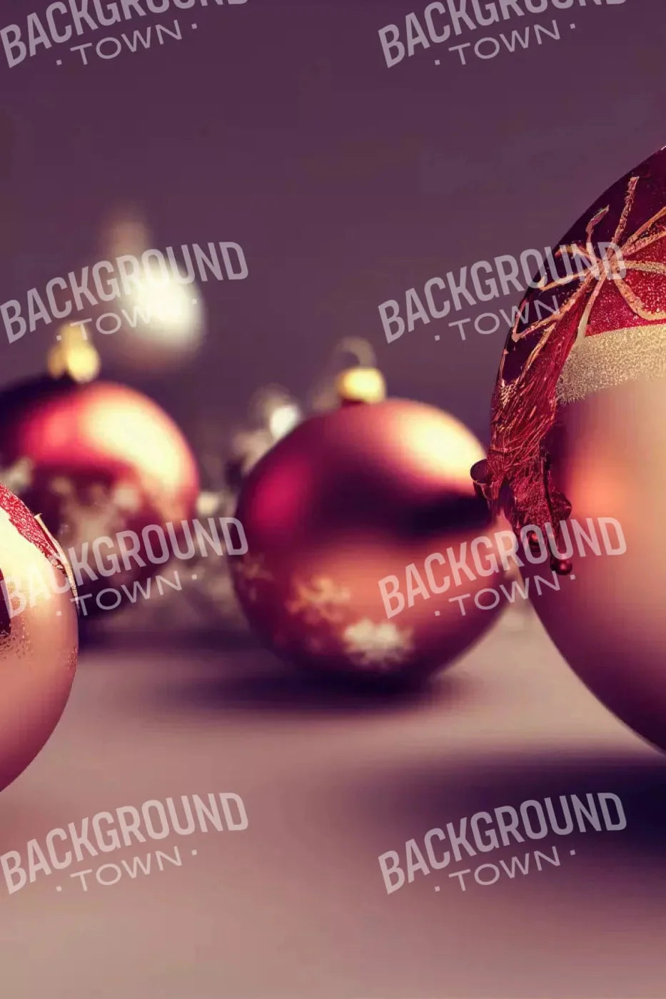 Christmas Ornaments For Lvl Up Backdrop System 5X76 Up ( 60 X 90 Inch )