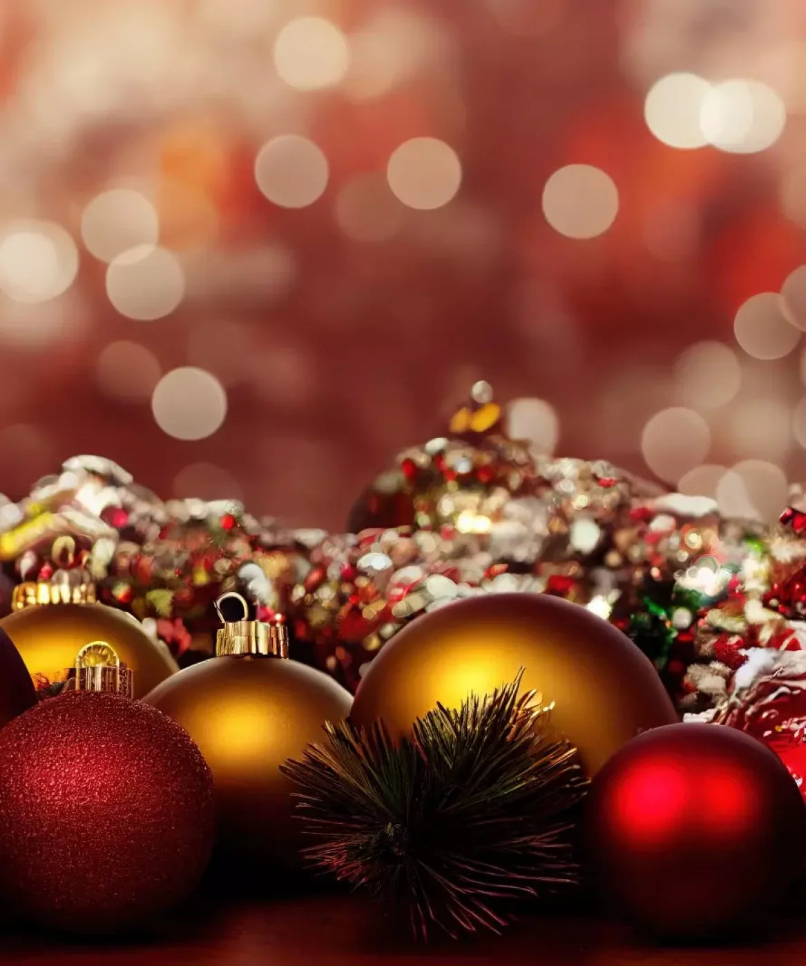 Christmas Ornaments Ii 10’X12’ Ultracloth (120 X 144 Inch) Backdrop