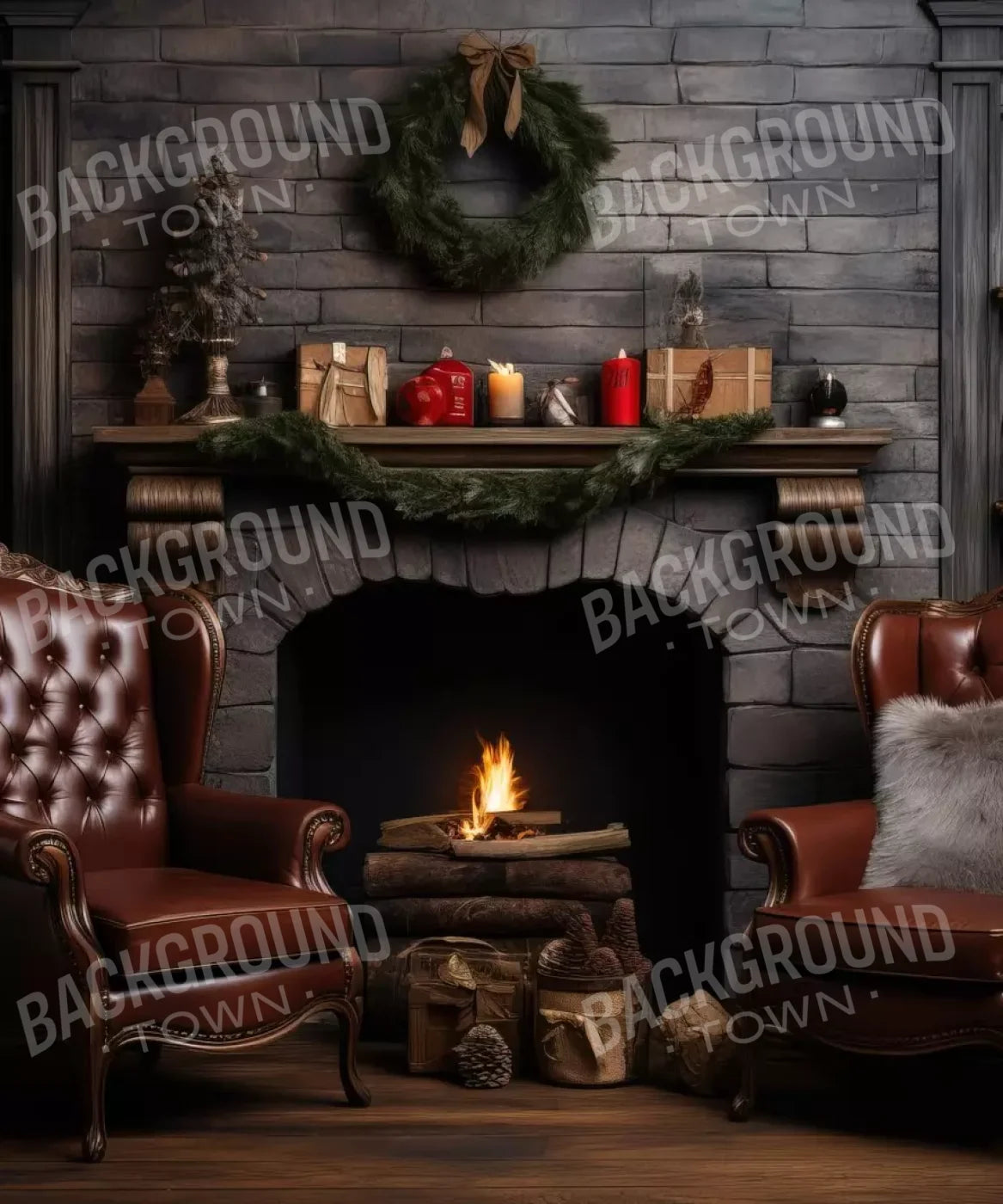 Christmas Peace Iii 10’X12’ Ultracloth (120 X 144 Inch) Backdrop