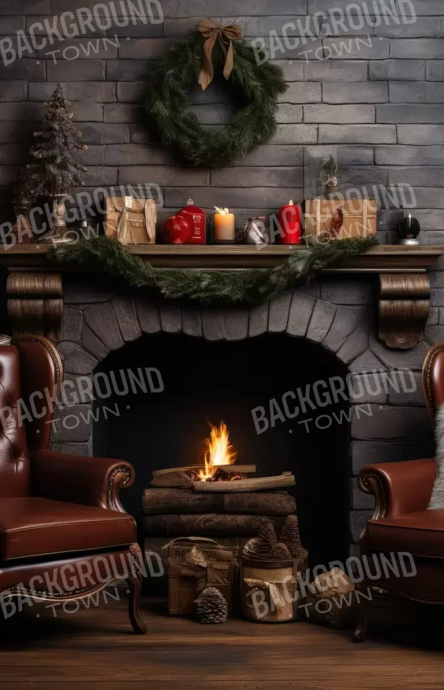 Christmas Peace Iii 9’X14’ Ultracloth (108 X 168 Inch) Backdrop