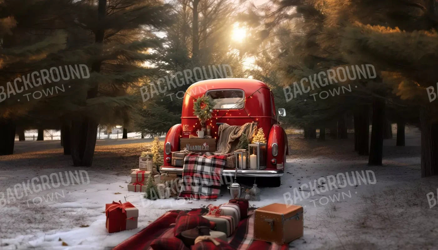Christmas Picnic Iii 14’X8’ Ultracloth (168 X 96 Inch) Backdrop