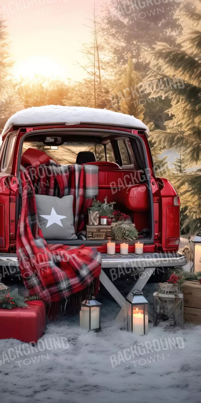 Christmas Picnic Ii 10’X20’ Ultracloth (120 X 240 Inch) Backdrop