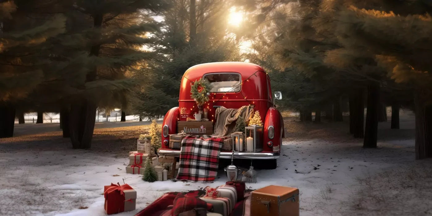 Christmas Picnic Iii 16’X8’ Ultracloth (192 X 96 Inch) Backdrop