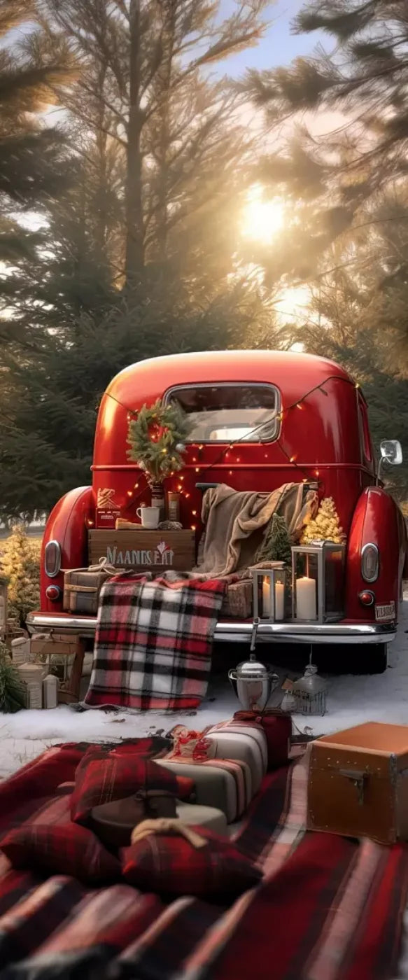 Christmas Picnic Iii 5’X12’ Ultracloth For Westcott X-Drop (60 X 144 Inch) Backdrop