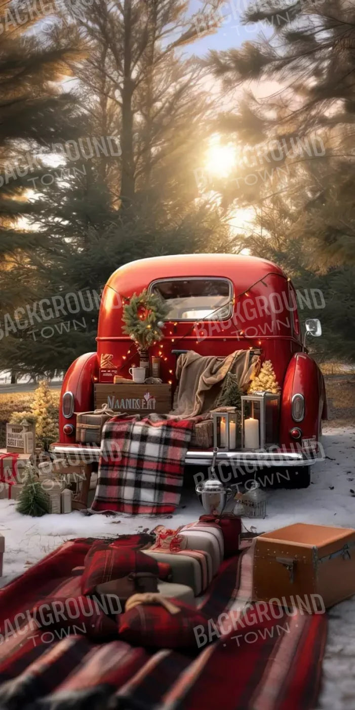 Christmas Picnic Iii 8’X16’ Ultracloth (96 X 192 Inch) Backdrop