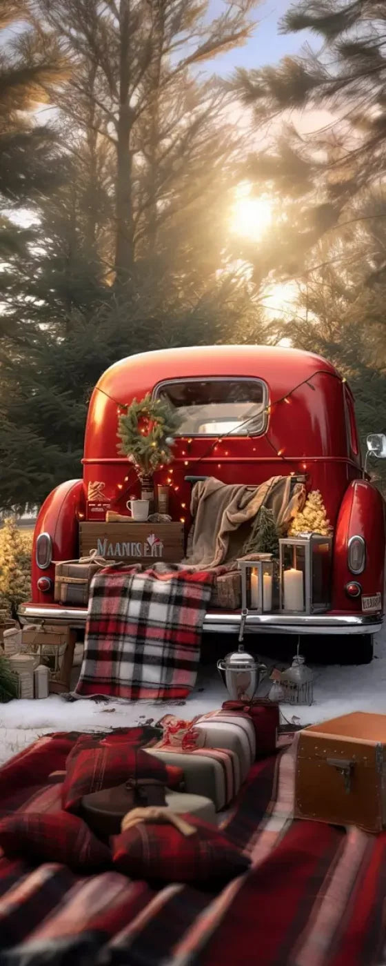 Christmas Picnic Iii 8’X20’ Ultracloth (96 X 240 Inch) Backdrop